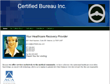 Tablet Screenshot of certifiedbureau.net
